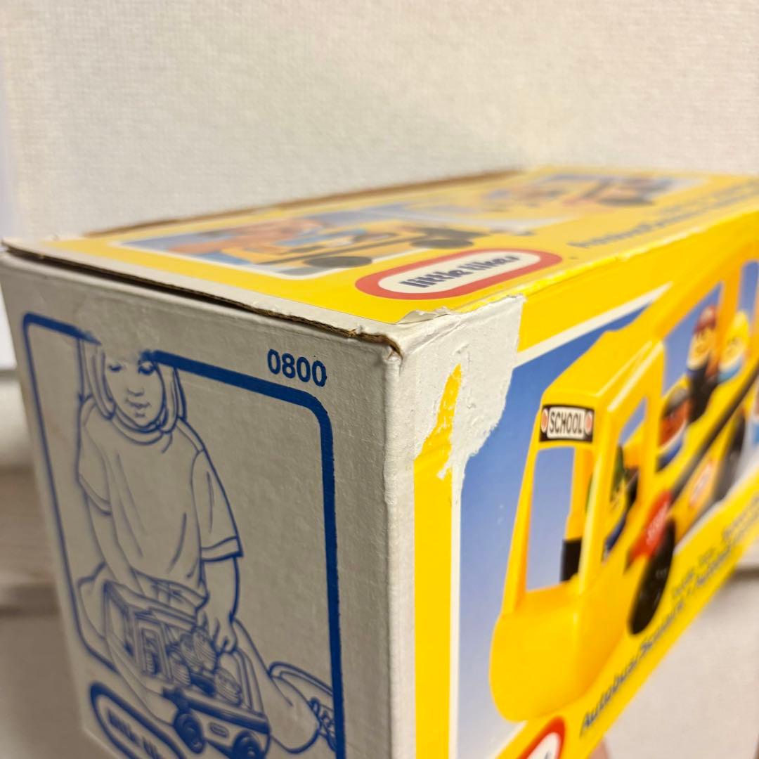 リトルタイクス スクールバス 箱付 トドルトッツ フィギュア 車 セット