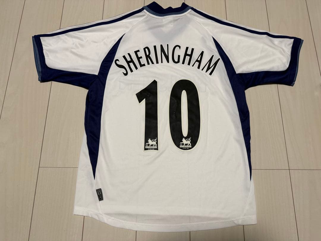 アディダス　トッテナム　01/02 ホーム　ユニフォーム　シェリンガム