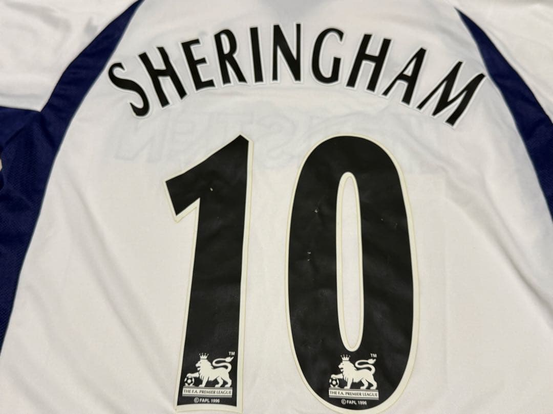 アディダス　トッテナム　01/02 ホーム　ユニフォーム　シェリンガム