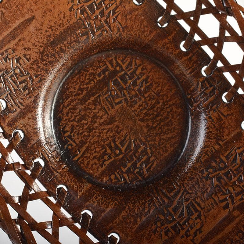 煎茶道具　平安　銅政造　黄銅　二段編　小判茶托　5客　共布共箱　V　6829