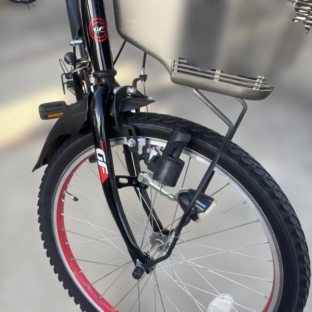 GF ジュニアスポーツバイク ブラック　22インチ