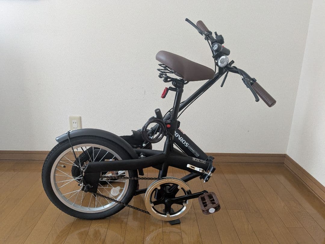 【美品】PROVOS 折りたたみ自転車 ブラック