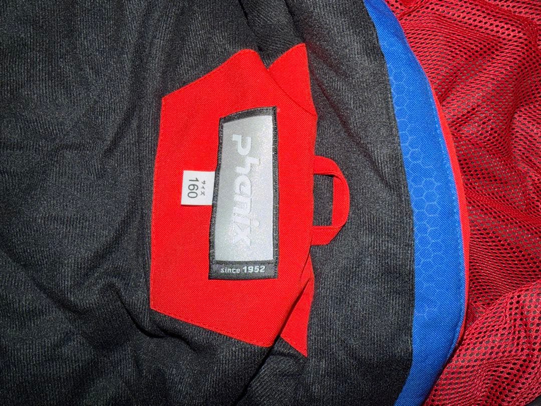 Phenix 子ども用　スキーウェア 赤/青　160