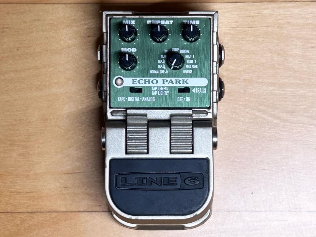 Line6 Echo Park（エコーパーク・ディレイ ）動作確認済み