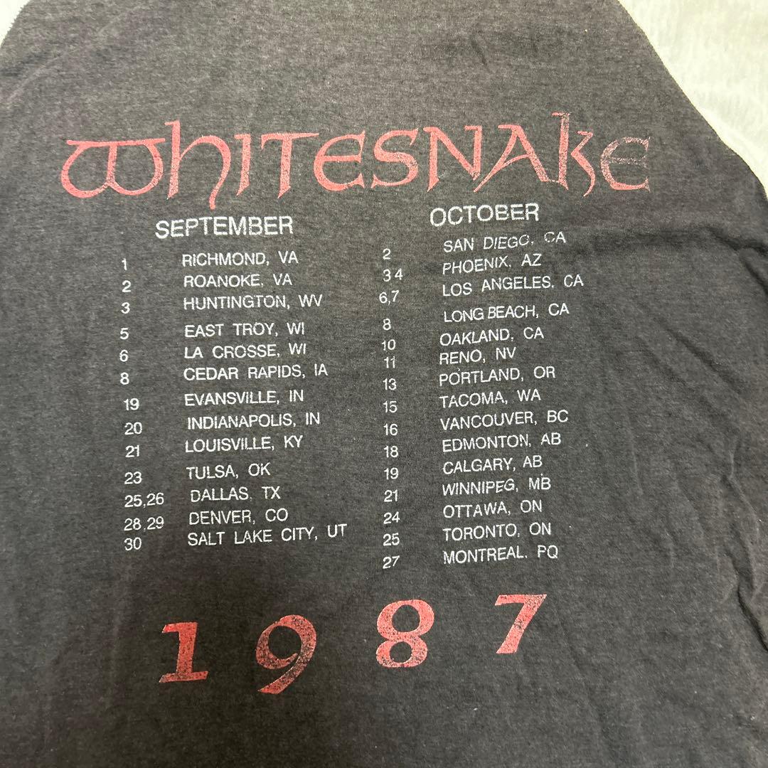 whitesnake ヴィンテージ バンドTシャツ　XL 80年