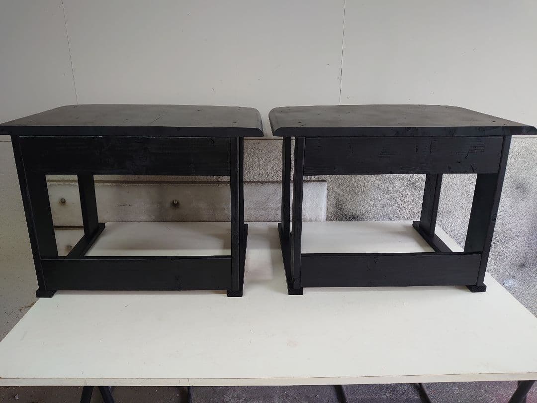 【其の39】中古テーブルを加工するパチスロ実機を2台置く台（セパレートタイプ）