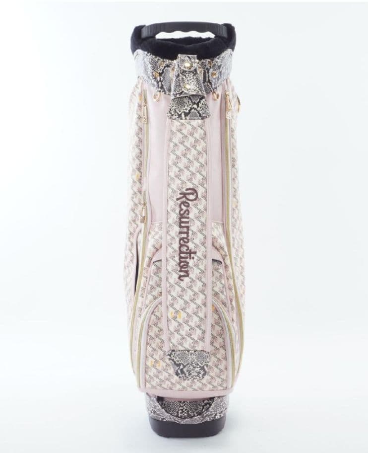 金田プロモデル ゴルフバッグ ピンク系