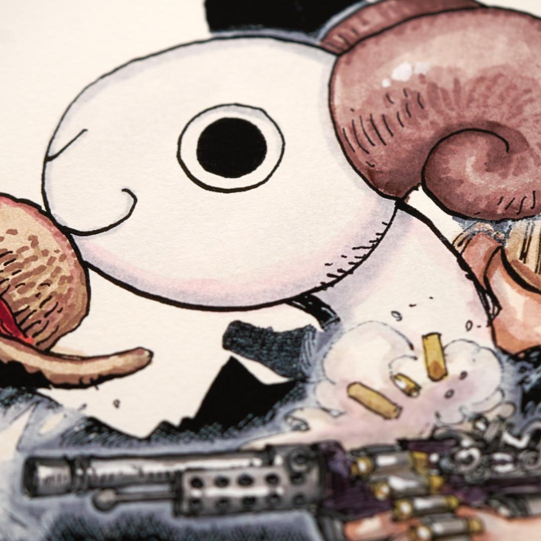 週末限定値下げ【複製原画】ONE PIECE マンガアート ATTACK!!