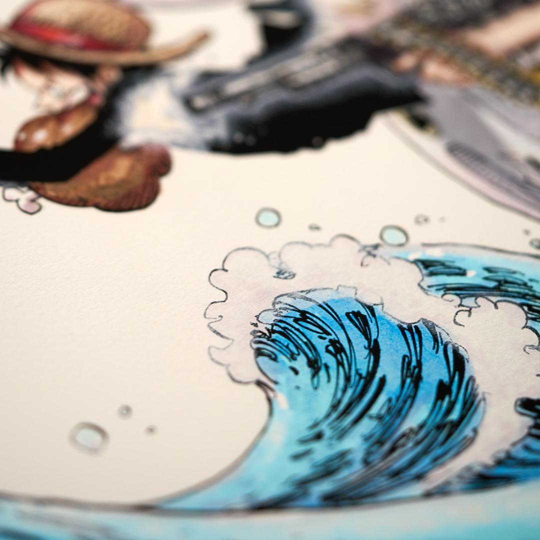 週末限定値下げ【複製原画】ONE PIECE マンガアート ATTACK!!