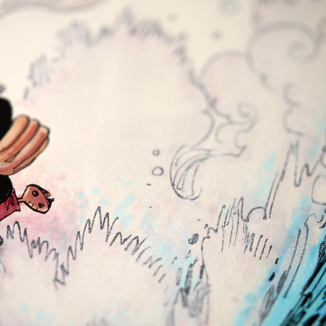 週末限定値下げ【複製原画】ONE PIECE マンガアート ATTACK!!