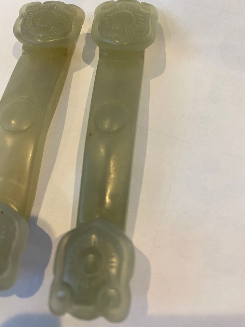 古白玉彫刻如意2点セット85g TA1159