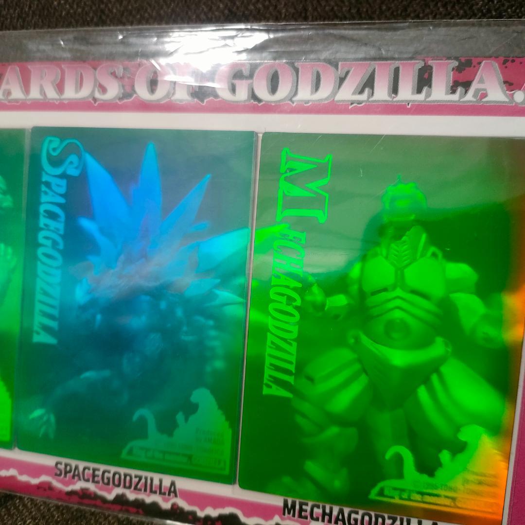 当選品　激レア　ゴジラ　アマダ　カード　3D　ホログラム　台紙付き