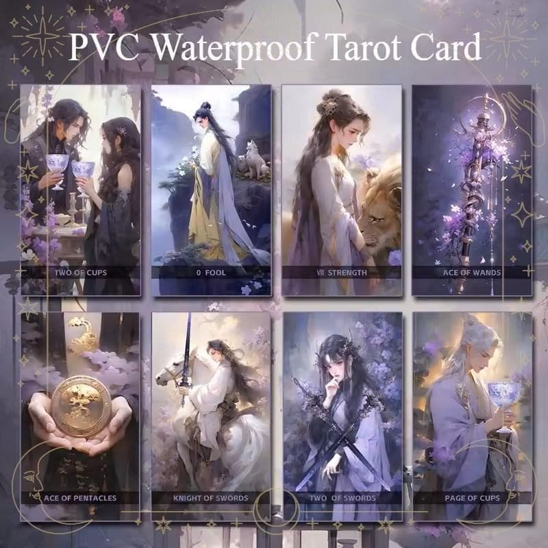 【正規品タロットカード】PVC製✨儚い夢のような神秘的な美麗アートワークのデッキ