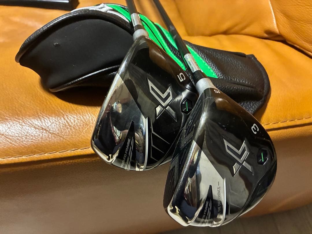 ゼクシオX 2022 3W+5W 純正SR 2本セット