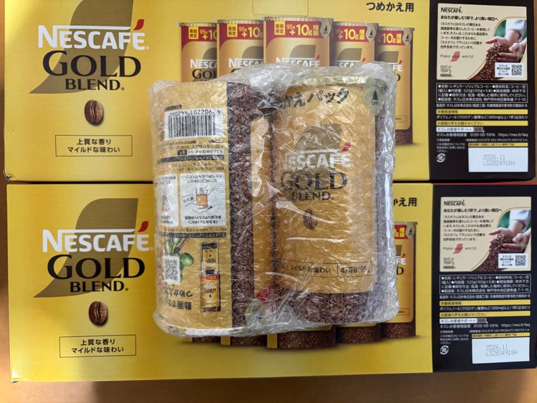 ネスカフェ ゴールドブレンド エコ＆システムパック 95 12個