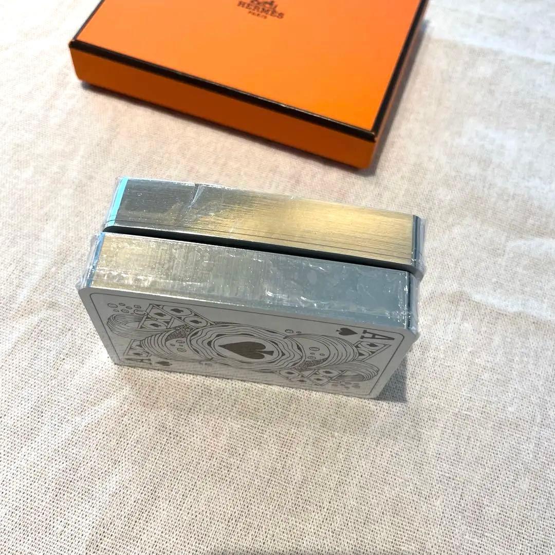 【未使用品】HERMES ブリッジカード Les 4 Mo ndes トランプ
