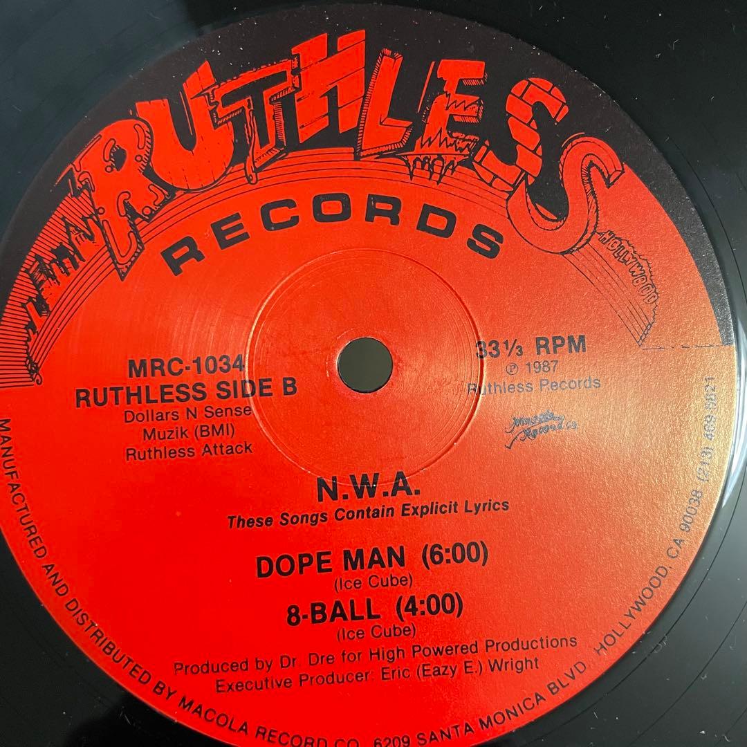 希少 激レア N.W.A. レコード 洋楽 HIPHOP Grap west