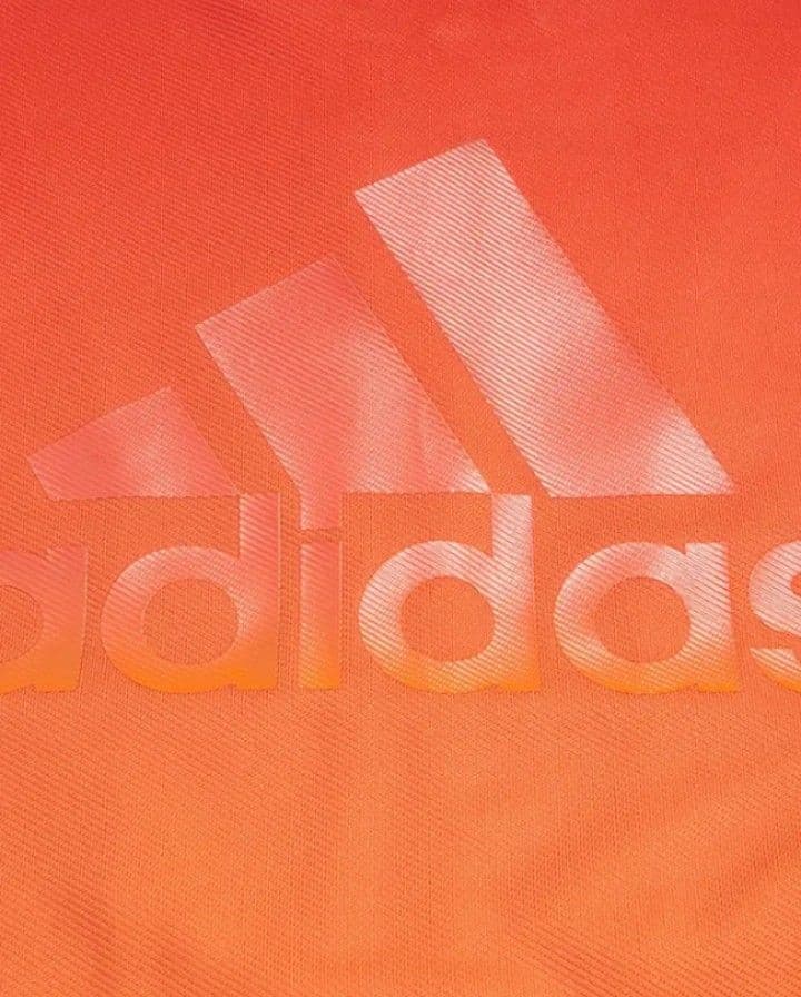 adidas オレンジ ジャージジャケット