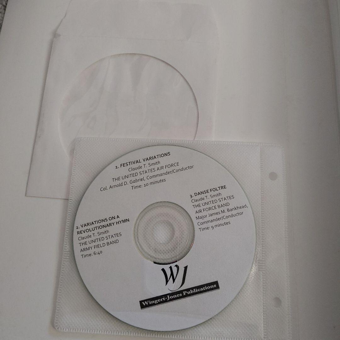 【吹奏楽】クロード・T・スミス／華麗なる舞曲 フルスコア、パート譜、フルセット