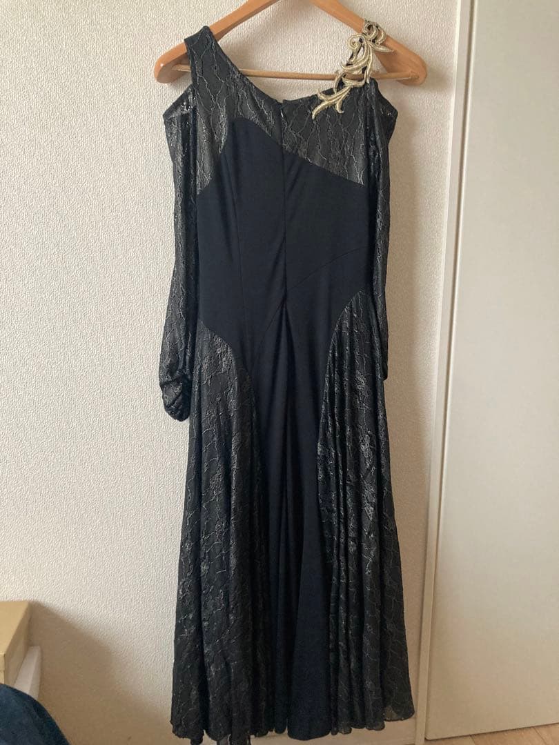 ☆社交ダンス　ドレス　ブラック