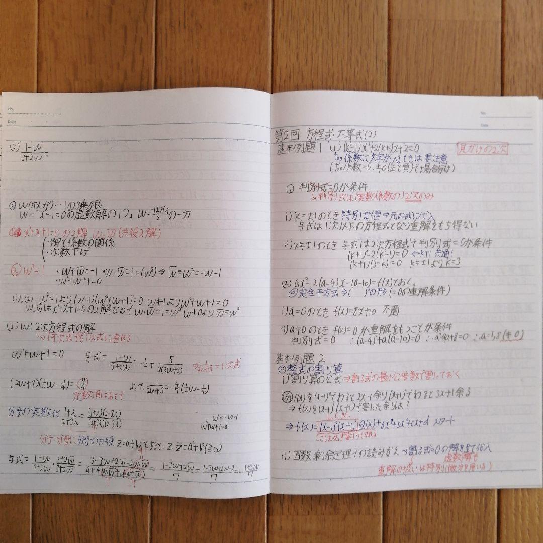 鉄緑会 高1数学 前期 最上位クラス 教材一式セット 2021年度版 板書あり