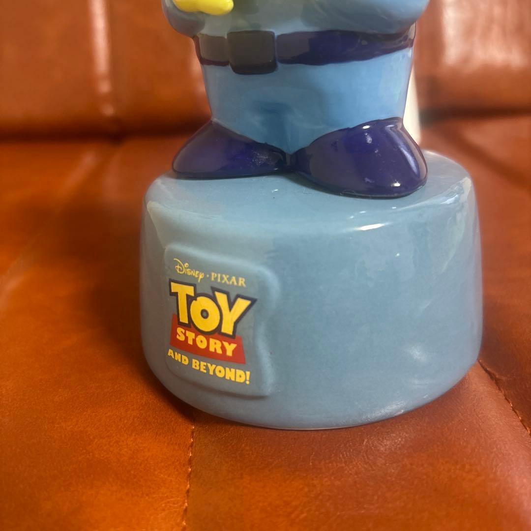 ディズニー　トイストーリー　エイリアン　貯金箱　陶器　リトルグリーンメン
