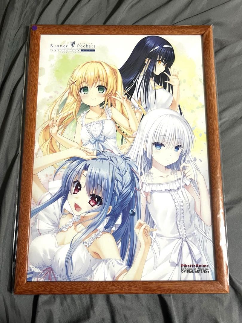 Summer Pockets　ピカットアニメ　くじ 紫賞　A3クリアポスター