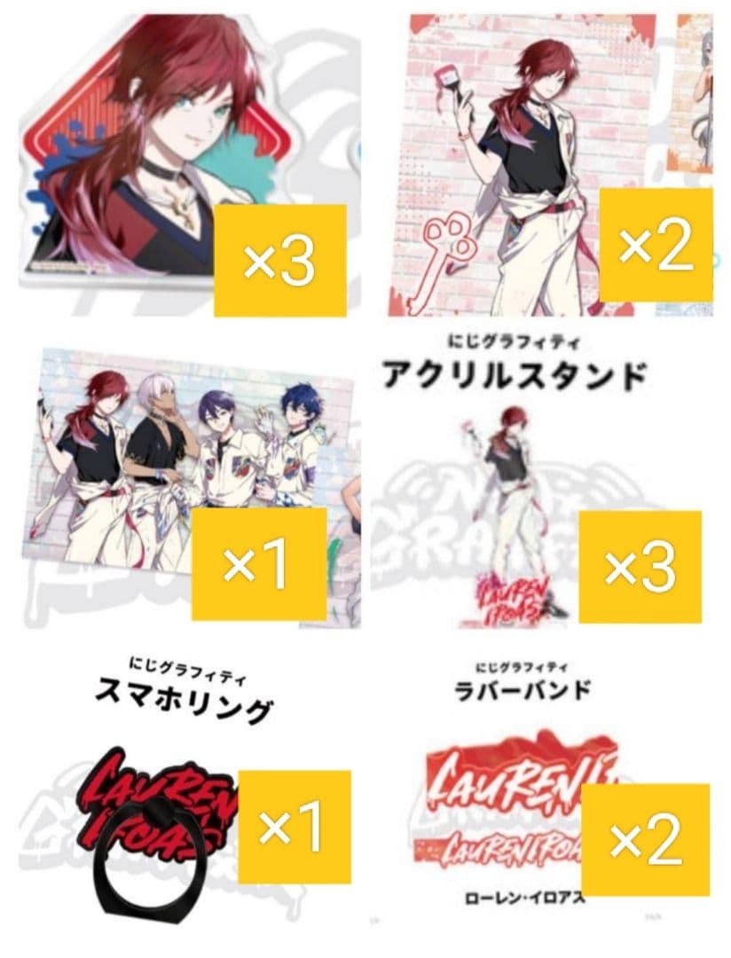 ローレン・イロアス 大量グッツ