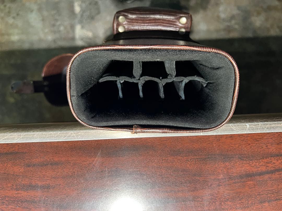 ビリヤード　メッズキューケース ブラウン