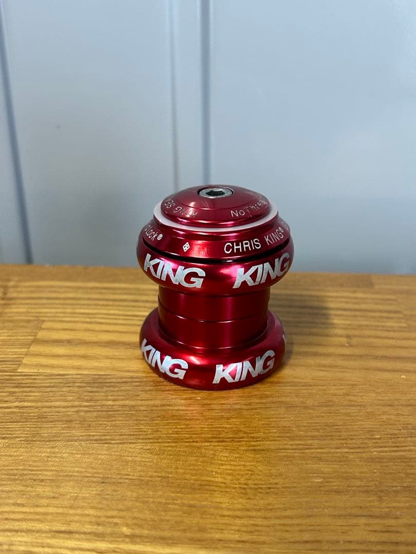 Chris King nothreadset 1-1/8 レッド