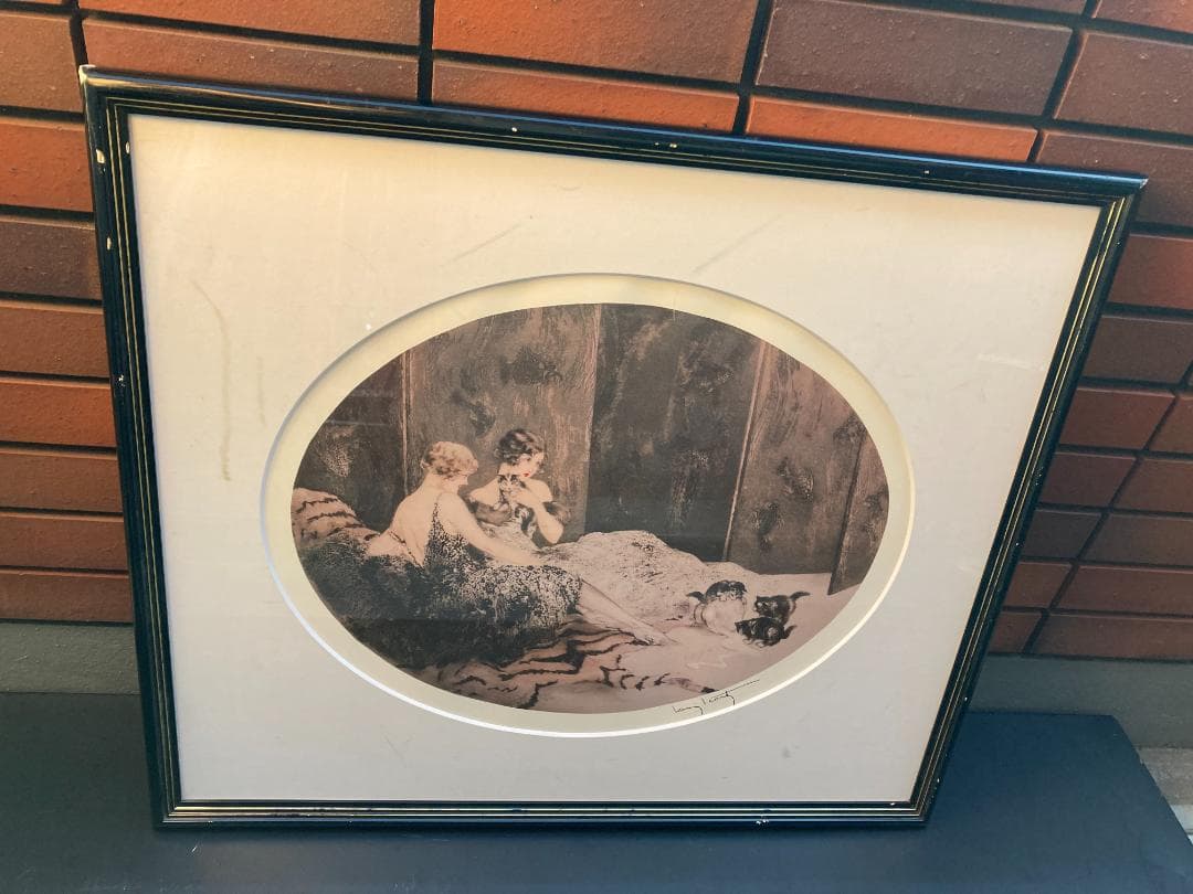 ルイ・イカール☆こぼれたミルク　Louis Icart