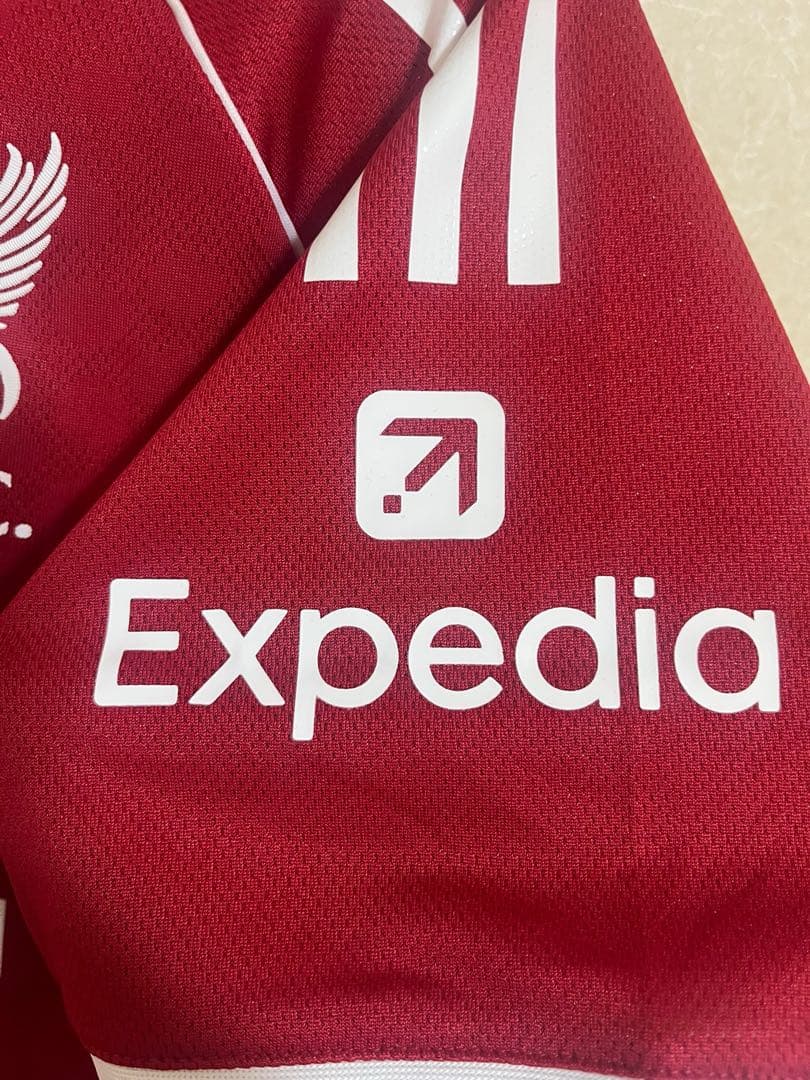 【新品未使用】エキティケ　リバプール　25/26　選手仕様　PL仕様ユニフォーム