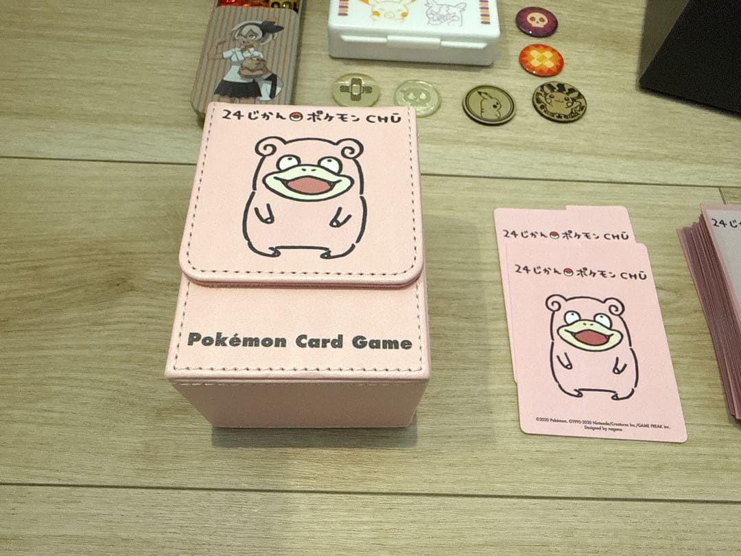 ポケモンカード　24じかんポケモンchu ヤドン　ケース　スリーブ　リミテッド