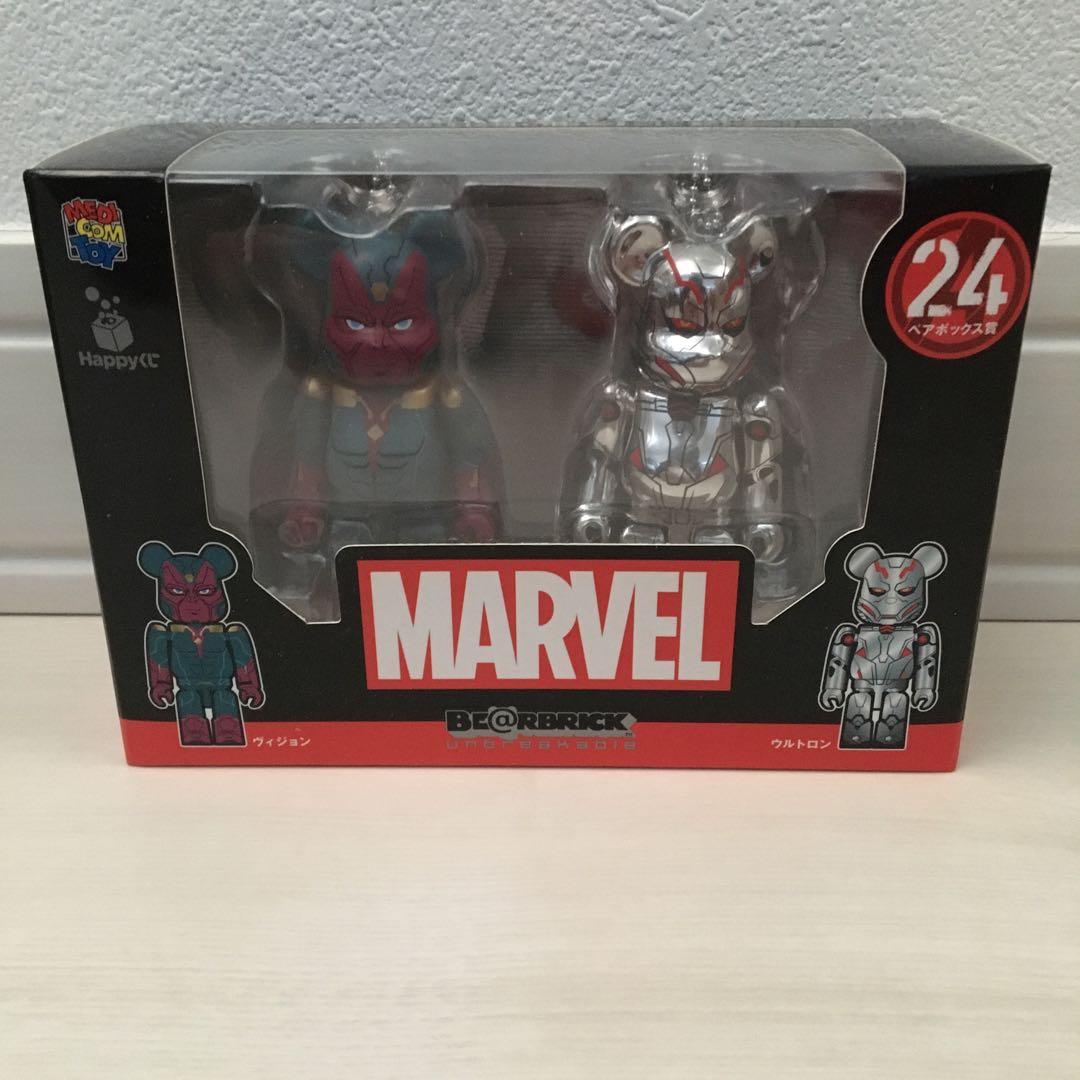 ベアブリック 新品　アイアンマン　ペアボックス　5種 コンプリートセット