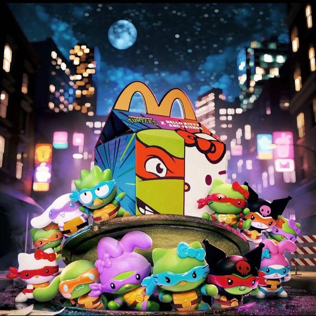新品 TMNT x Hello Kitty 12体 ハッピーセット 海外限定品