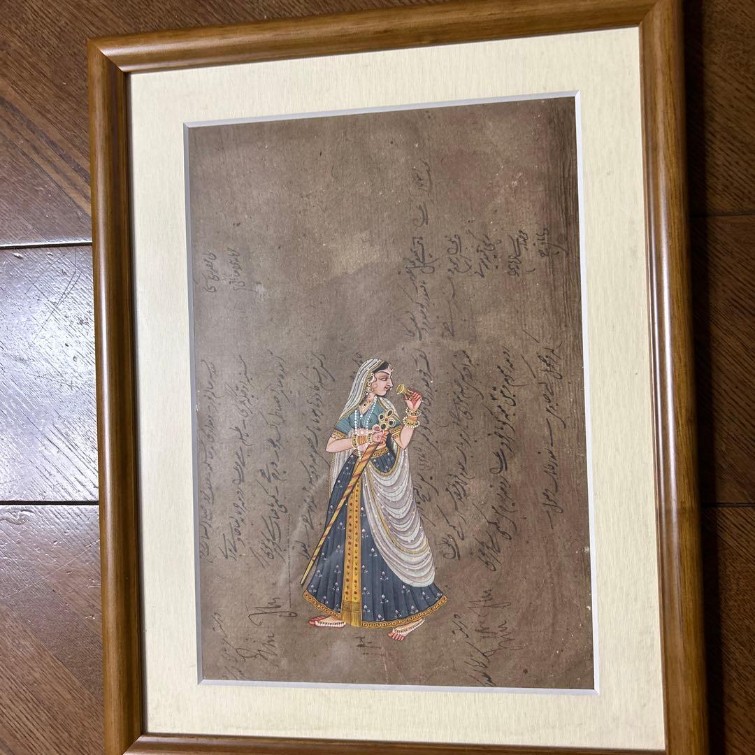 細密絵画　モハメド・イラシャフ・アリ・カーン・ゴーリ アート