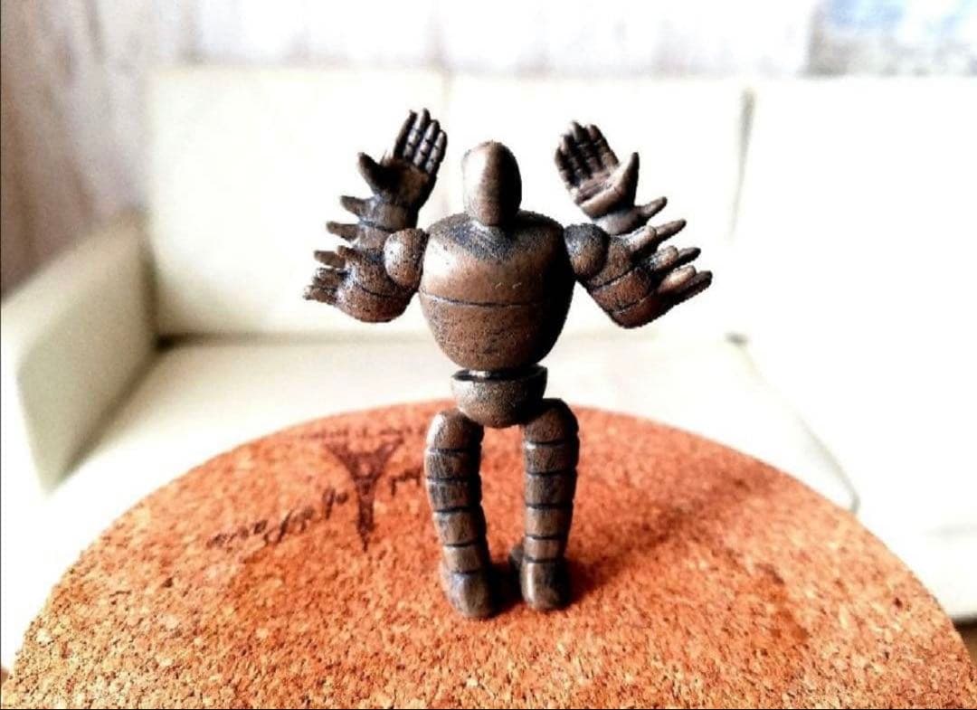 天空の城ラピュタ　ジオラマセット　ロボット兵 城　フィギュア　アクアリウム　♦１