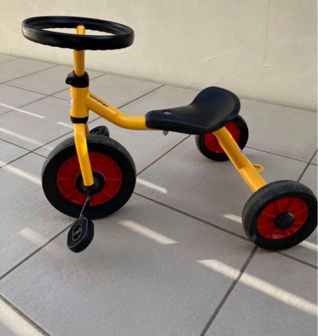 BorneLund. 三輪車 黄色/黒