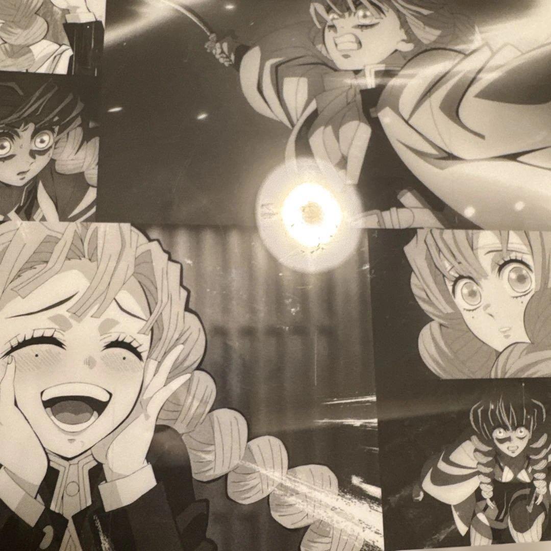 鬼滅の刃　柱イベント開幕企画　柱稽古編　コラージュ　レイヤードパネル　甘露寺蜜璃