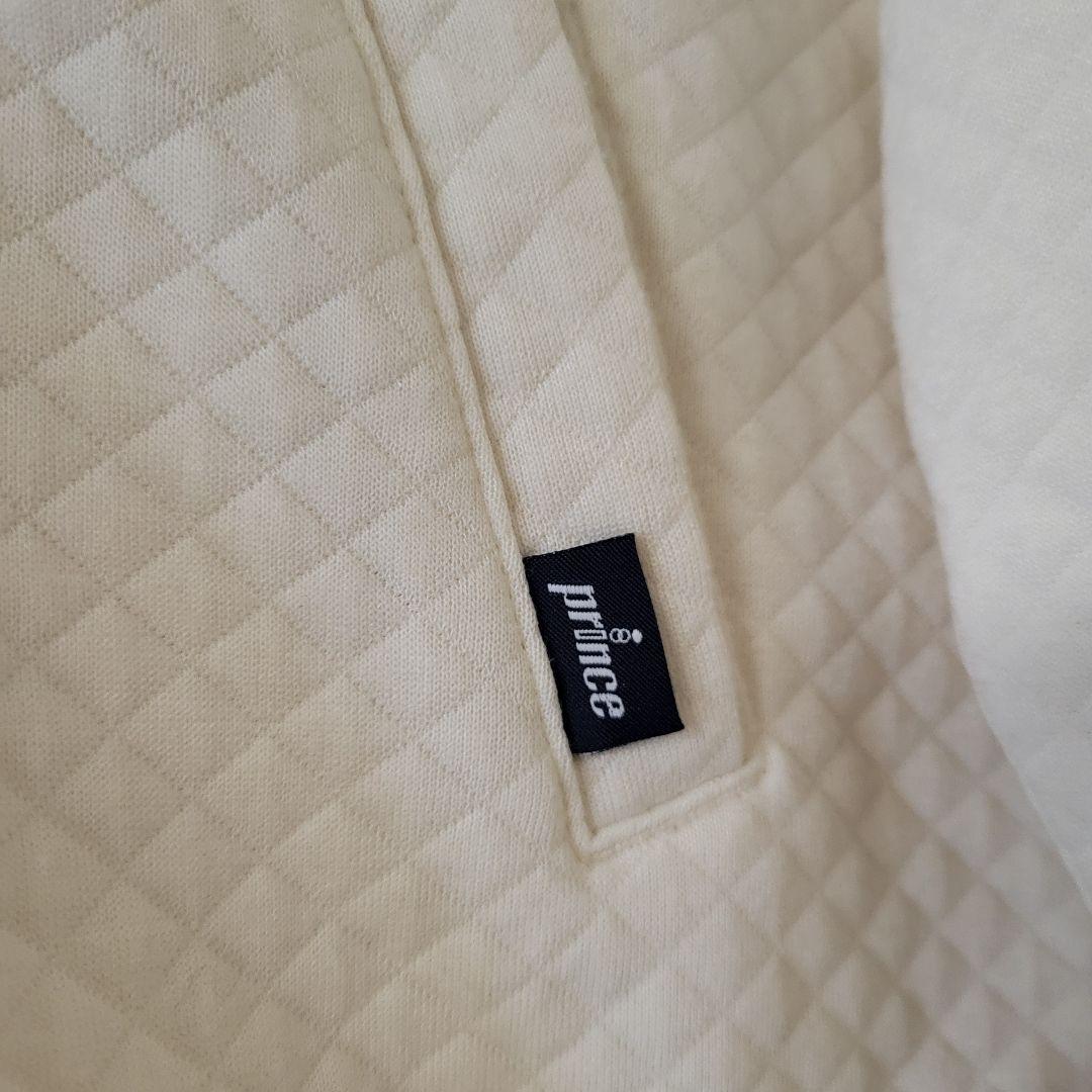 入手困難 美品 プリンス アイボリー キルティングパーカー フリースフード付き