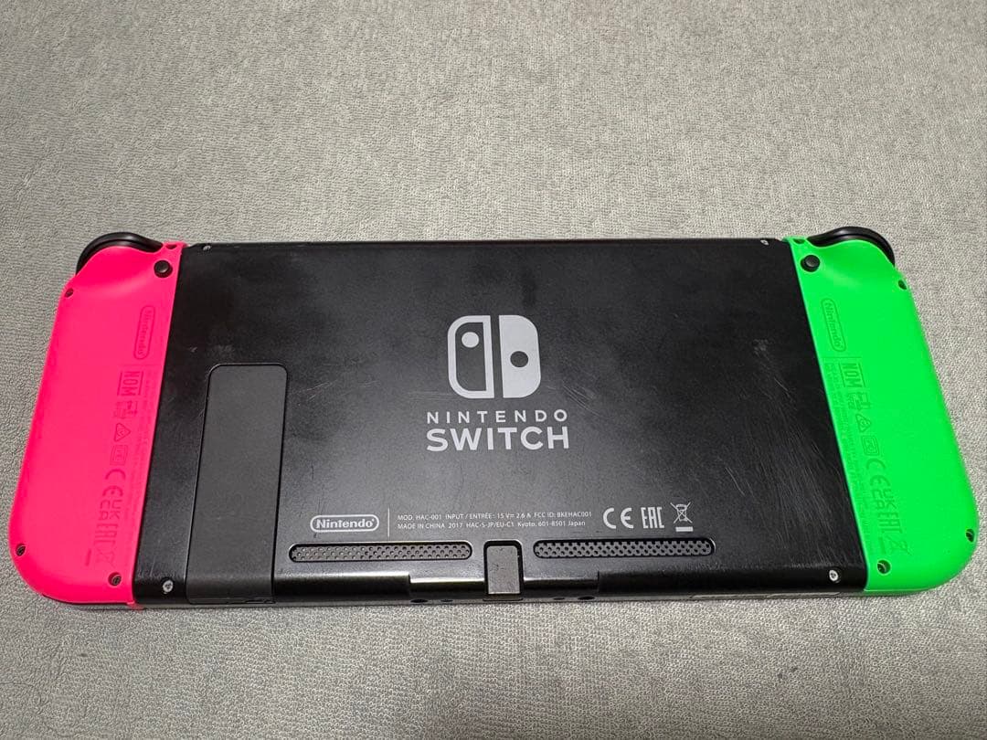 Nintendo Switch 本体 ネオンピンク・ネオングリーン＋ケース