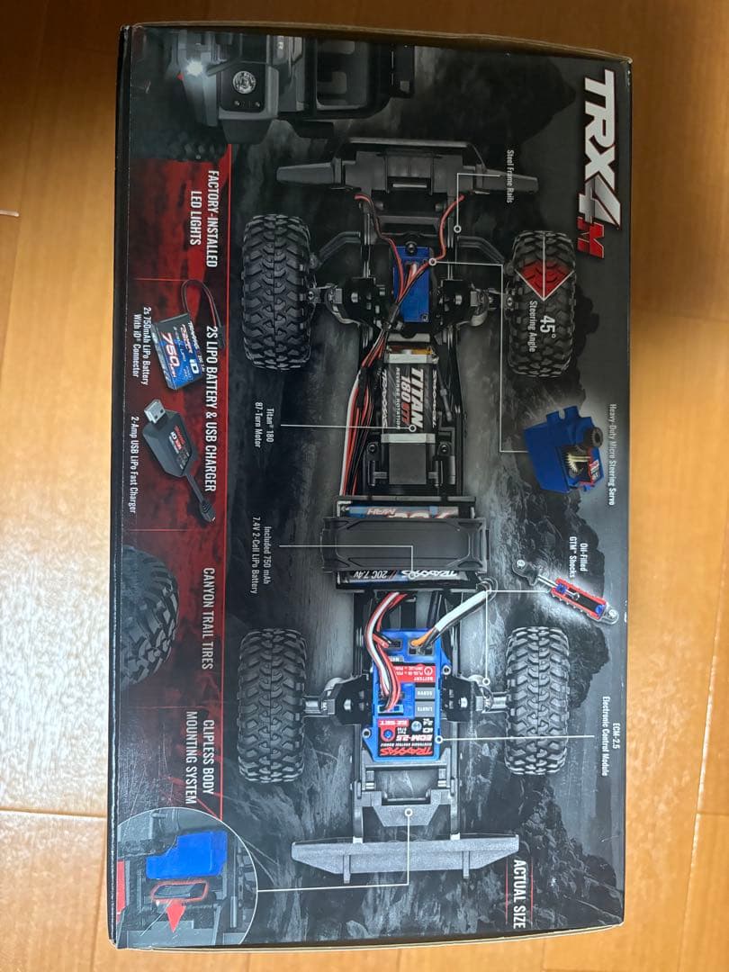 新品TRAXXAS トラクサス 1/18 TRX-4 M ディフェンダー　レッド