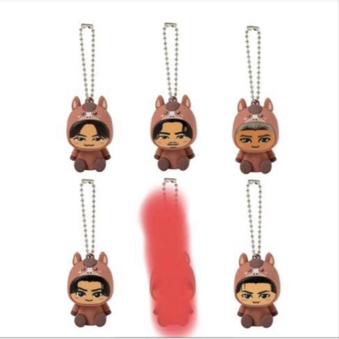 NEW YEAR 2026 着ぐるみキーホルダー/3JSB 完全未使用品 ５点