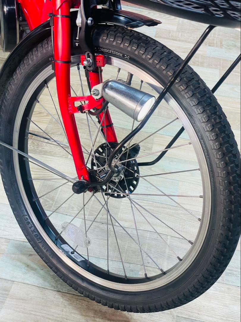 ZK3347 電動自転車 ブリヂストン 子供乗せ 20インチ 送料無料