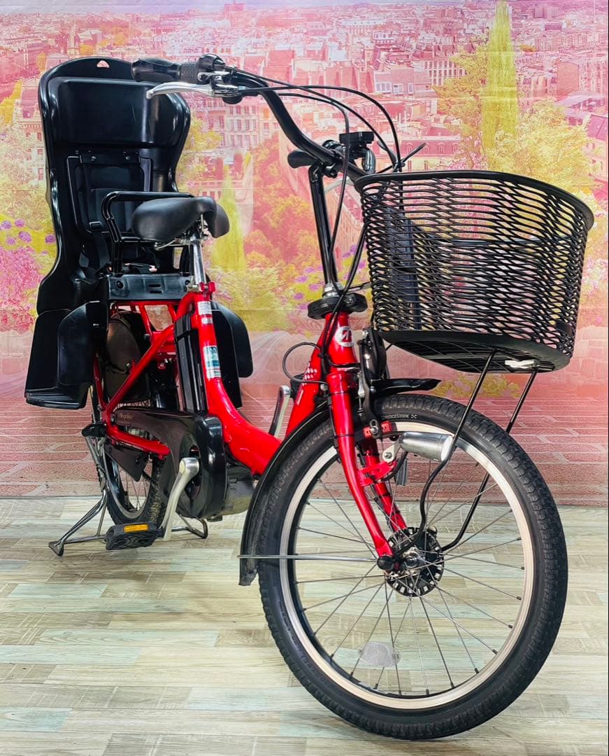 ZK3347 電動自転車 ブリヂストン 子供乗せ 20インチ 送料無料