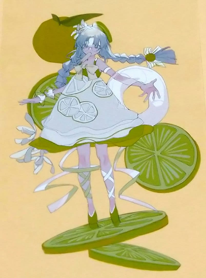 J642＃賞味期限(PET)小森林切り売り海外人物女の子