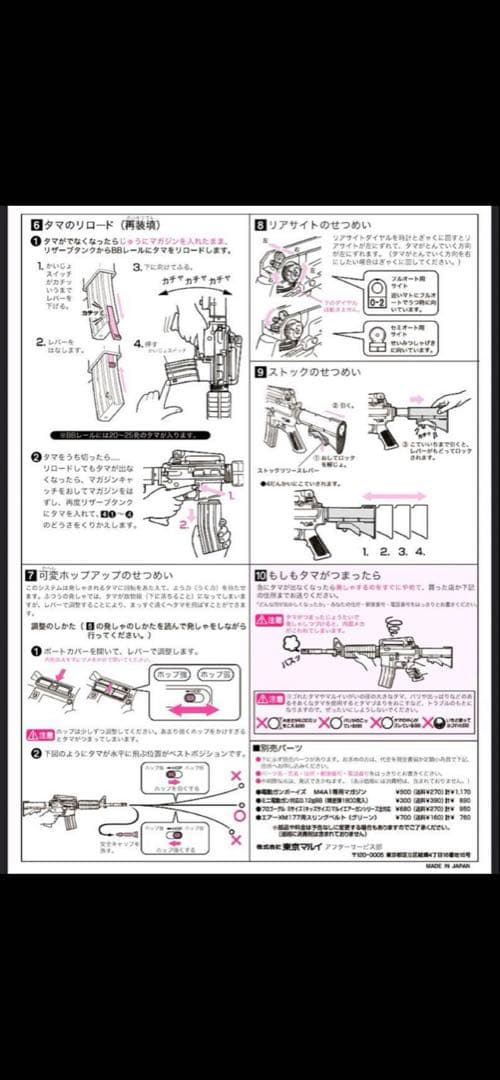 美品　東京マルイ　カスタム品　M4A1 電動ガン　金属ピニオンギア　初速アップ品