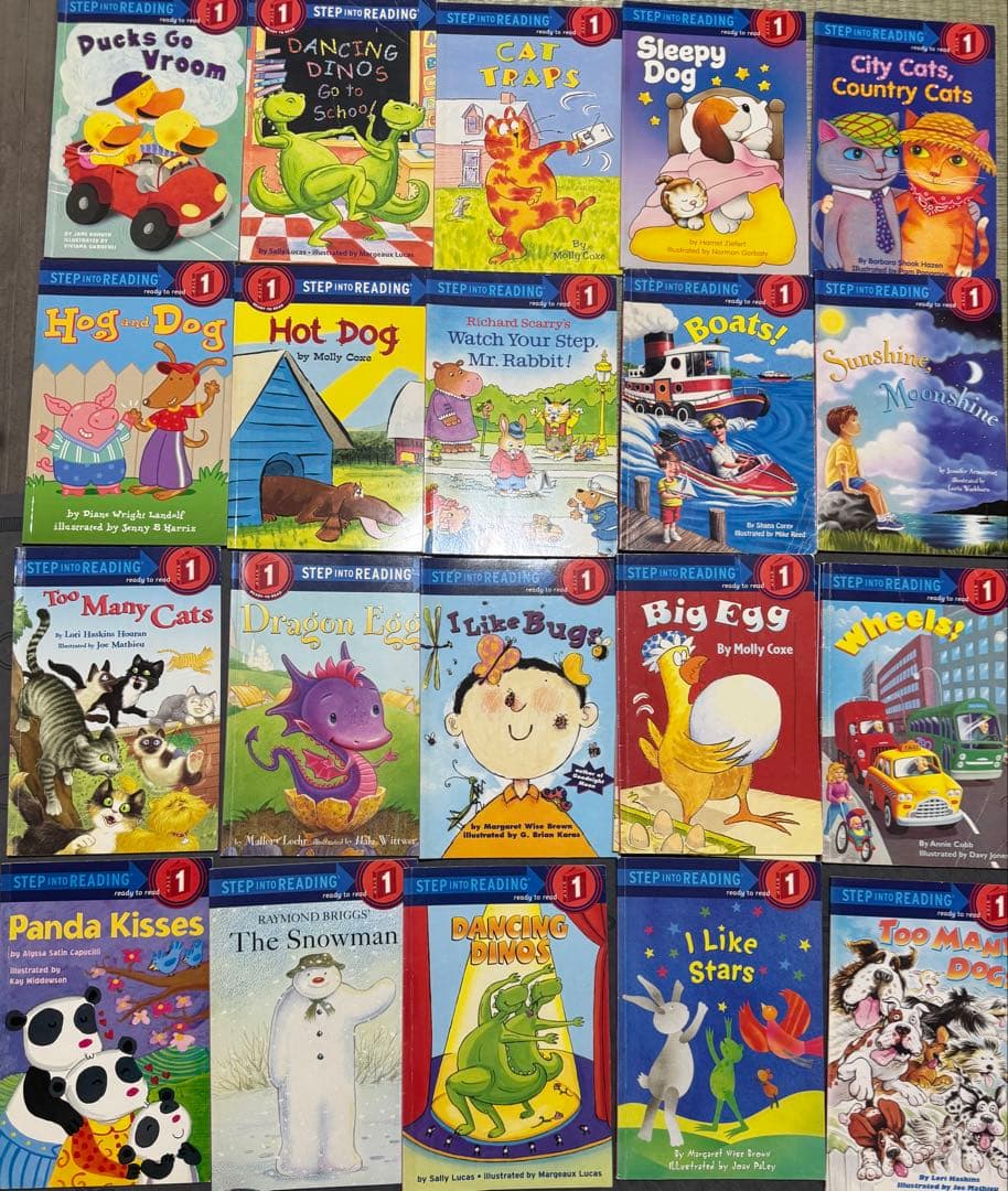 新品60冊2セットStep into Reading絵本レベル1と2英語 多読