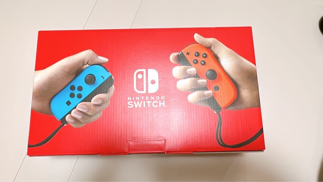 [美品]Nintendo Switch 本体 バッテリー強化版　SDカード付