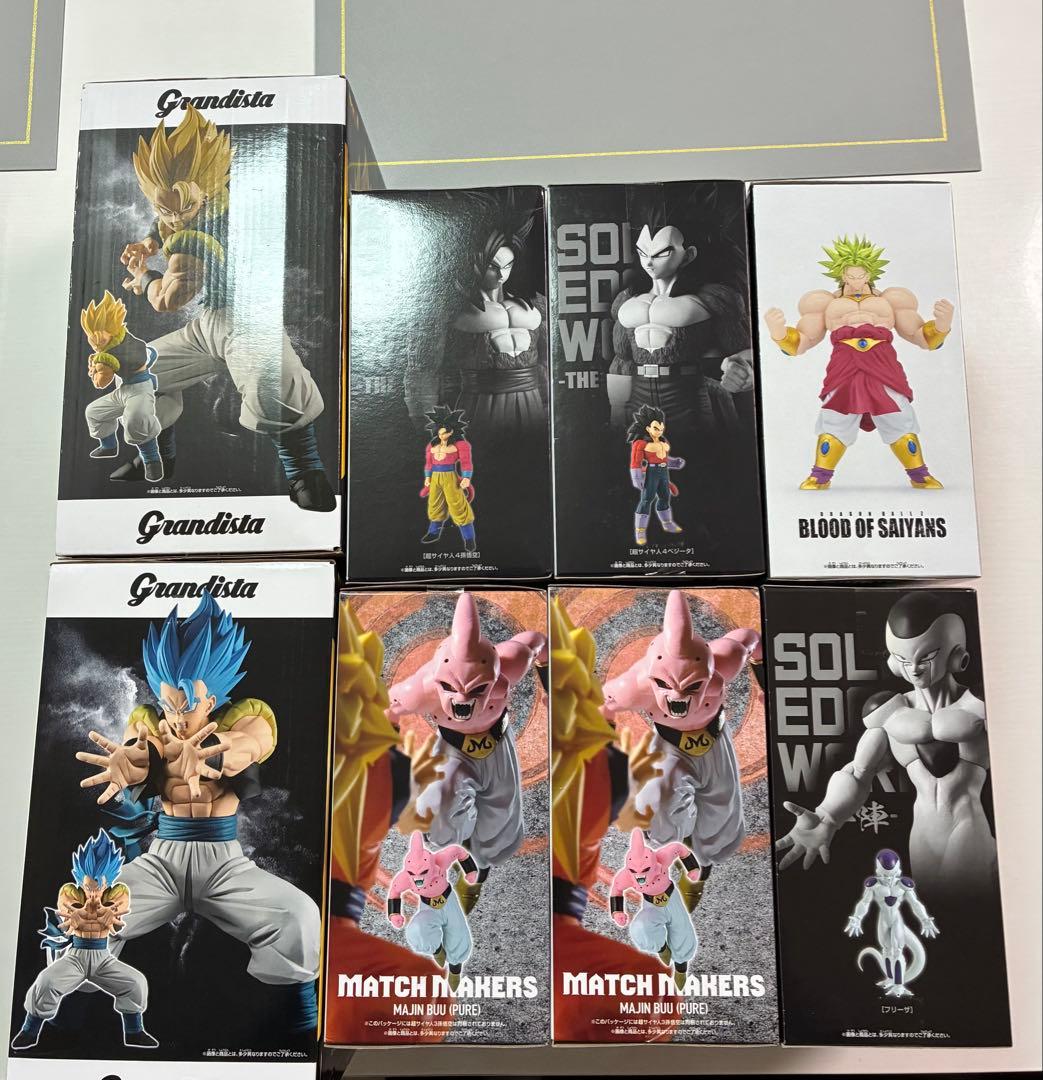 ドラゴンボール　フィギュア　8体　ゴジータ　魔人ブウ　フリーザ　ブロリー　超4